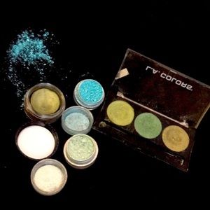 Eyeshadow bundle greens and blue